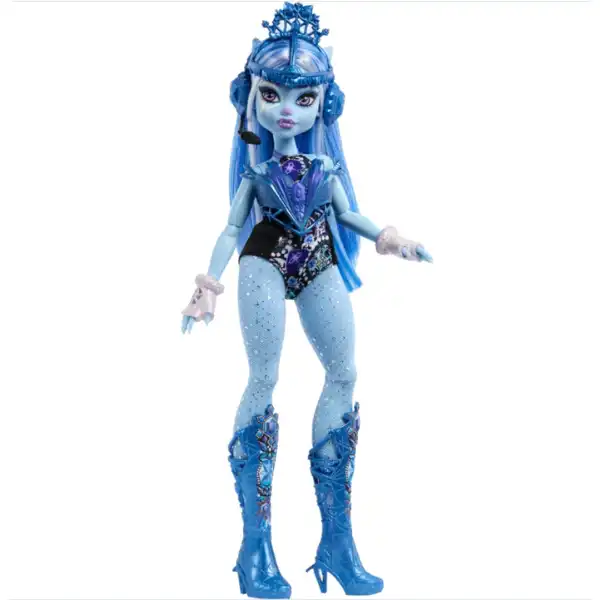 Set de joc Monster High „Abbey Bominable cu șifonier”, cu accesorii