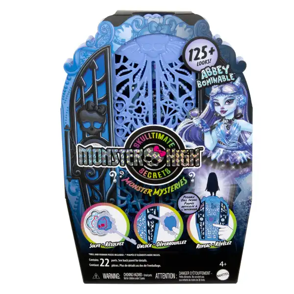 Set de joc Monster High „Abbey Bominable cu șifonier”, cu accesorii