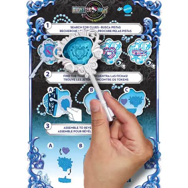 Set de joc Monster High „Abbey Bominable cu șifonier”, cu accesorii