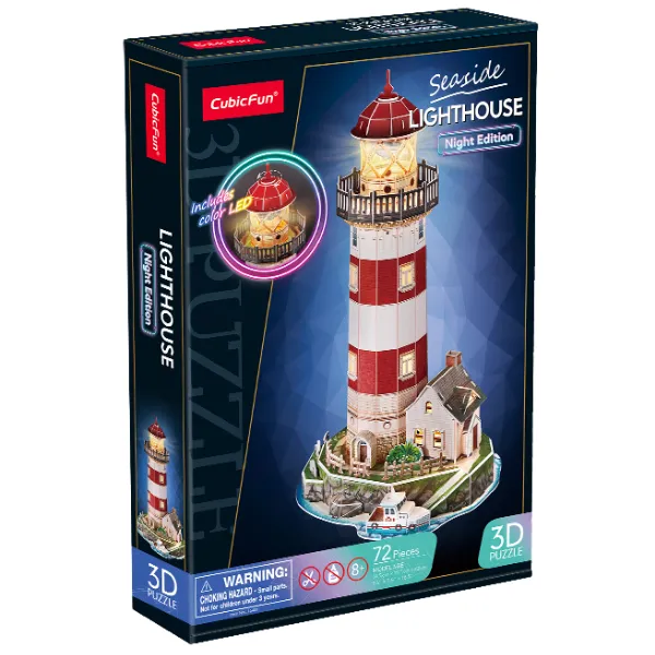3D puzzle “Far”, cu iluminare LED, 72 elemente