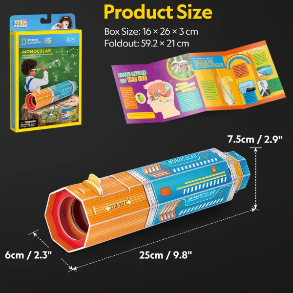 3D puzzle „Monocular”, 14 elemente