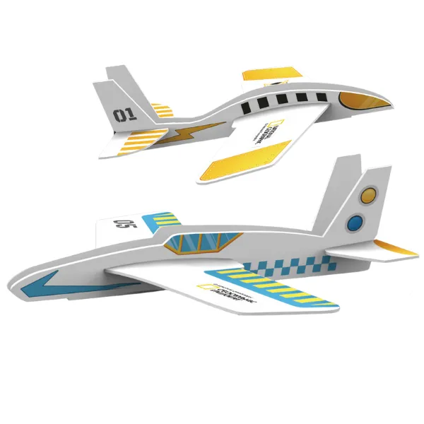 3D puzzle „Avioane care zboară la 360°”