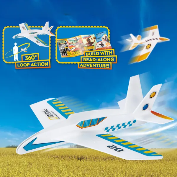 3D puzzle „Avioane care zboară la 360°”