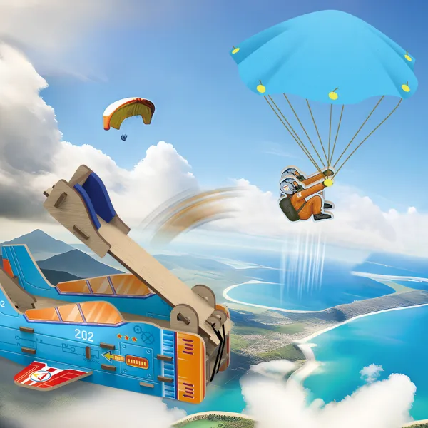 3D puzzle „Lansator Parașută”