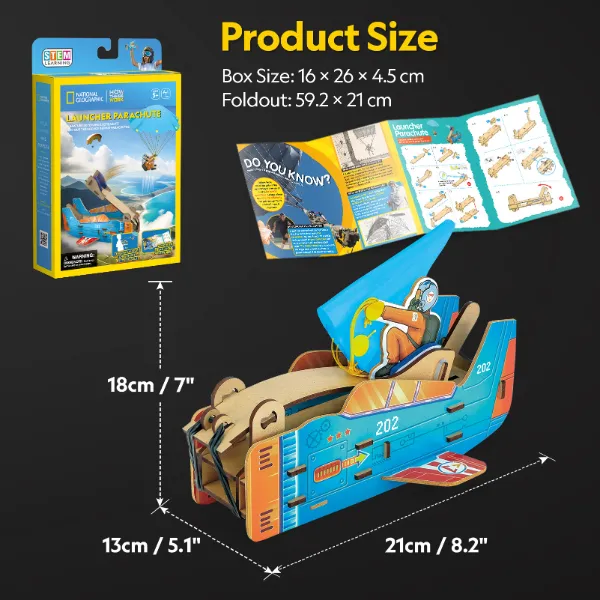 3D puzzle „Lansator Parașută”
