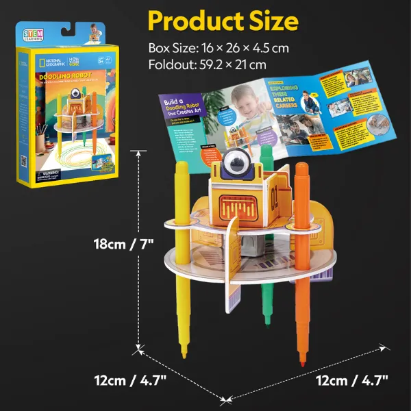 3D puzzle „Robot de desenat”