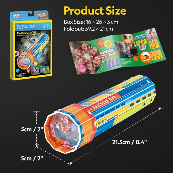 3D puzzle „Caleidoscop”, 18 elemente
