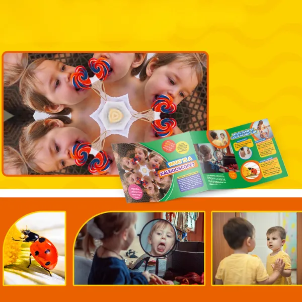 3D puzzle „Caleidoscop”, 18 elemente
