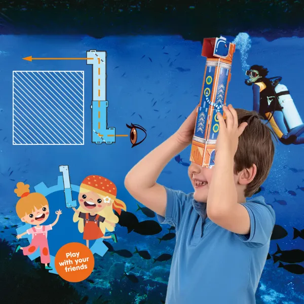 3D puzzle „Periscop”, 10 elemente