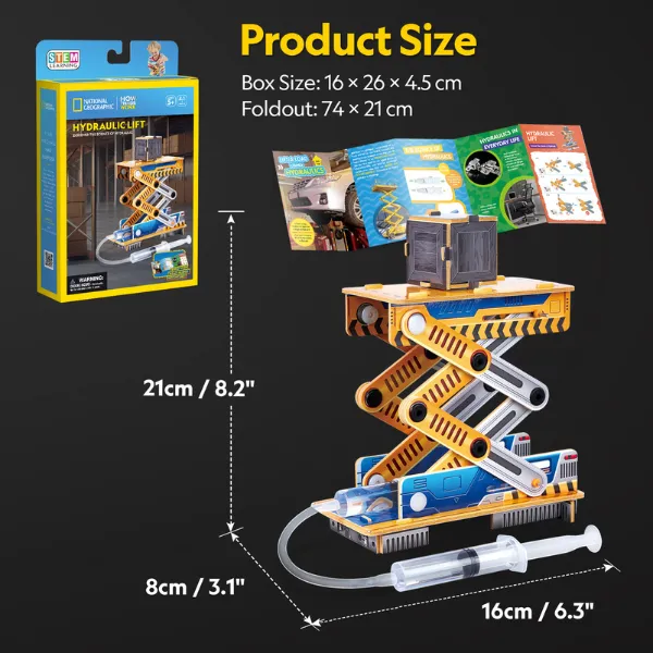 3D puzzle „Lift hidraulic”