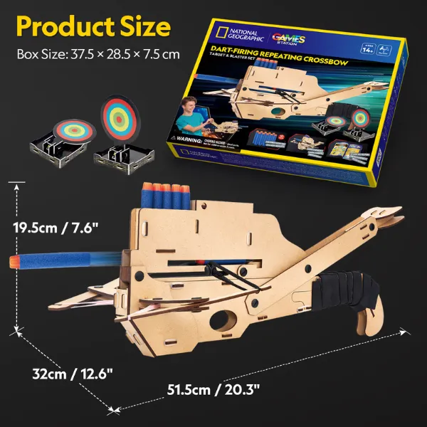3D puzzle “Arbaletă cu darts”
