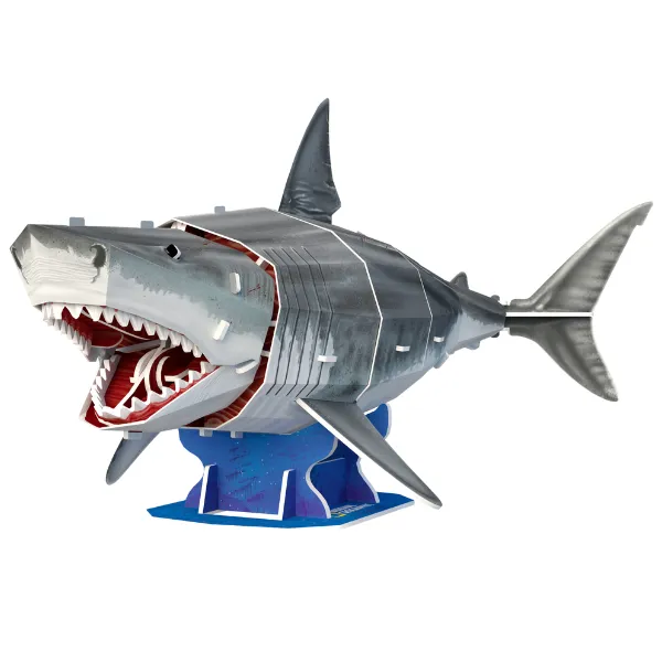 3D puzzle „Marele rechin alb”, 78 elemente