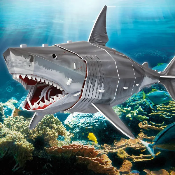 3D puzzle „Marele rechin alb”, 78 elemente