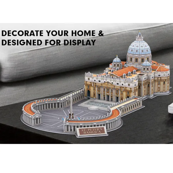 3D puzzle “Catedrala Sfântul Petru”, 101 elemente