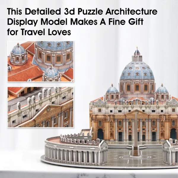 3D puzzle “Catedrala Sfântul Petru”, 101 elemente