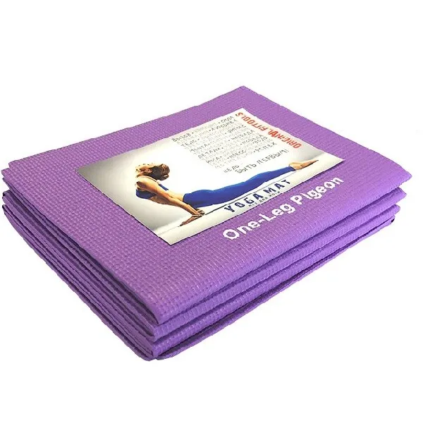 Covoraș pilates pliabil 4 mm. 60*170 cm, în geantă