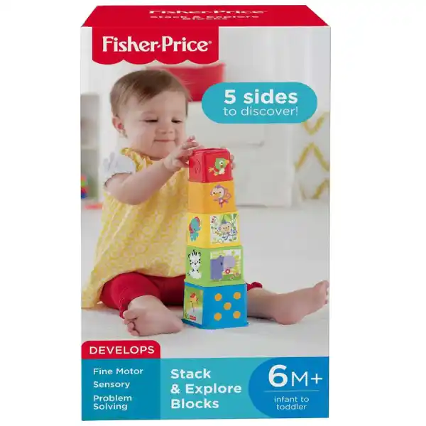 Fisher-Price Пирамидка «Кубики со зверушками»