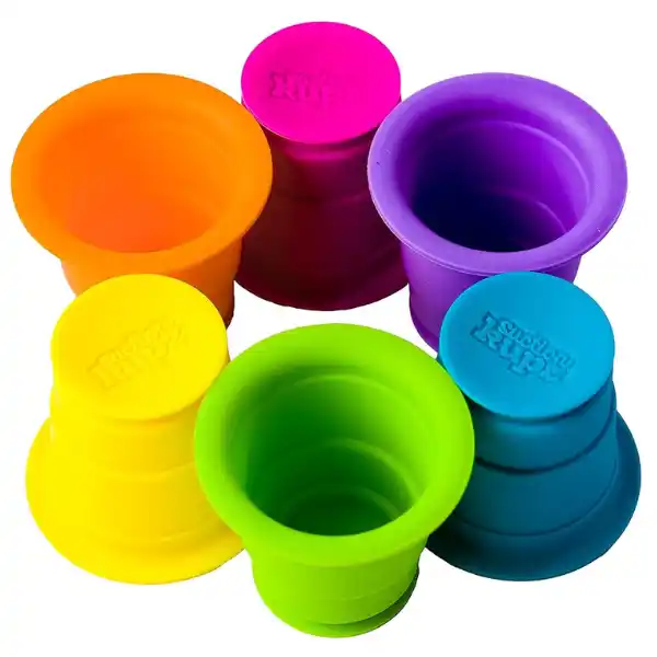 Fat Brain Игровой набор «Стаканчики с присосками»