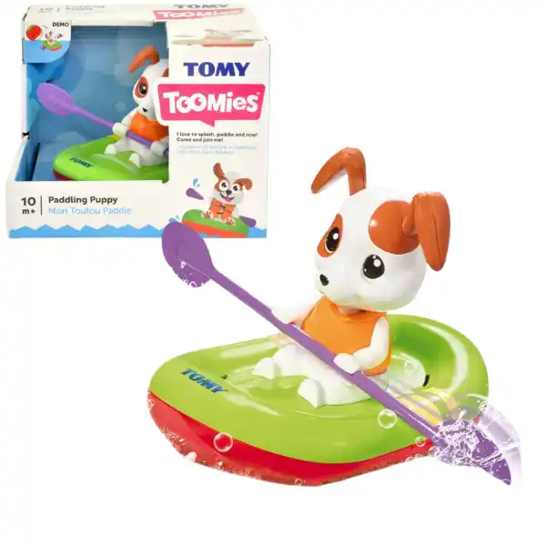 Игрушка для ванной «Щенок в лодке»