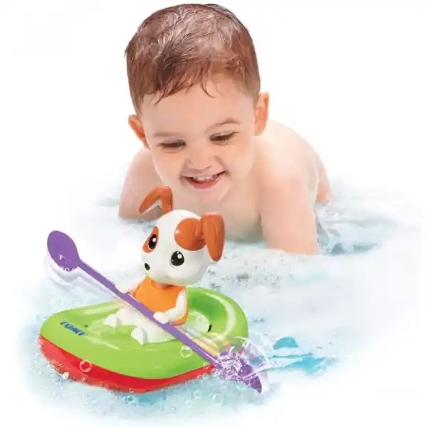 Игрушка для ванной «Щенок в лодке»