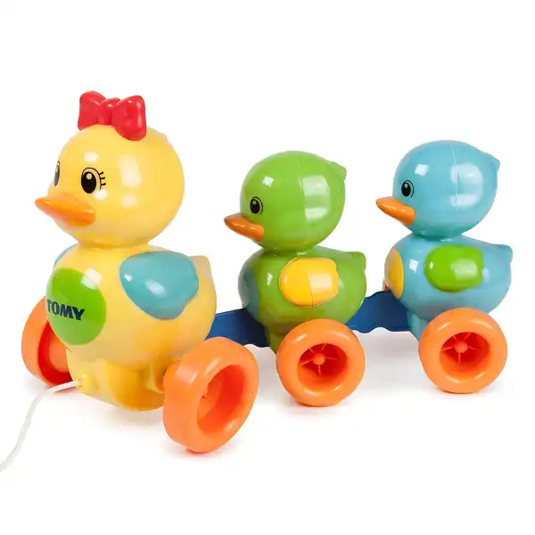 Каталка на веревке «Веселые уточки»