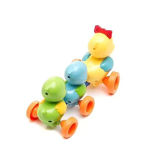 Каталка на веревке «Веселые уточки»