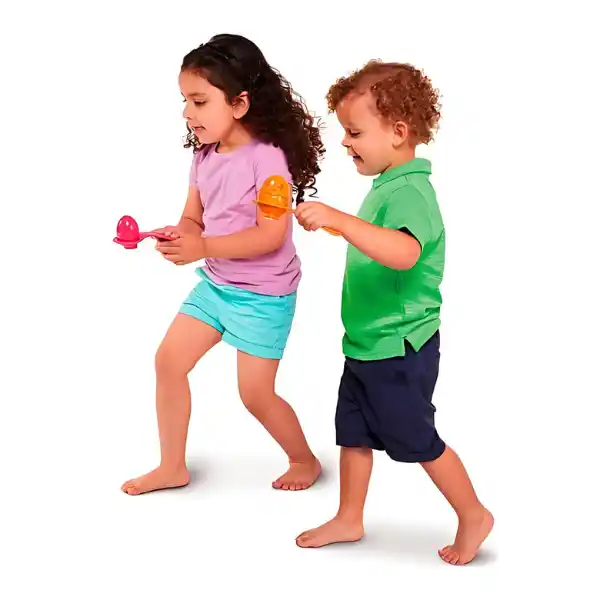 Развивающая игрушка Tomy — Яркие яйца с ложками