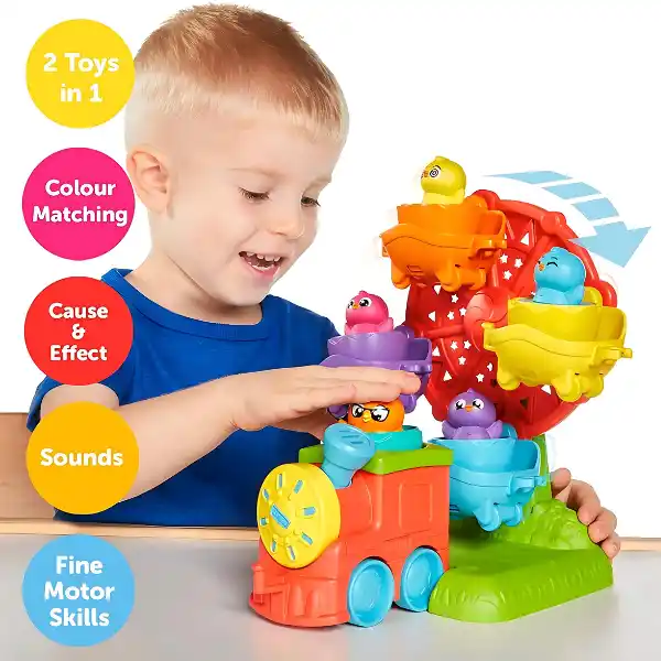 Игрушка 2 в 1 Tomy «Поезд с сюрпризными яйцами»