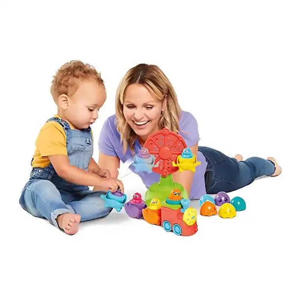 Игрушка 2 в 1 Tomy «Поезд с сюрпризными яйцами»