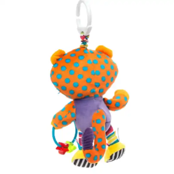 Развивающая мягкая игрушка со звенящими звуками «Леопард Лео»
