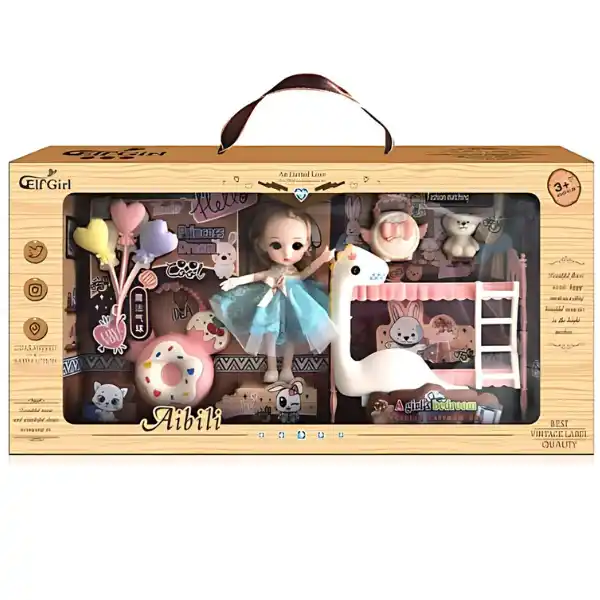 Set de joacă, „Dormitorul stilat și păpușa”