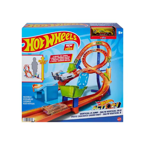 Set de Piste Hot Wheels Action Vertical-8 Jump