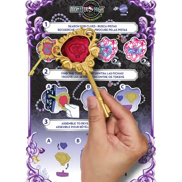 Set de joc Monster High „Clawdeen Wolf cu șifonier”, cu accesorii