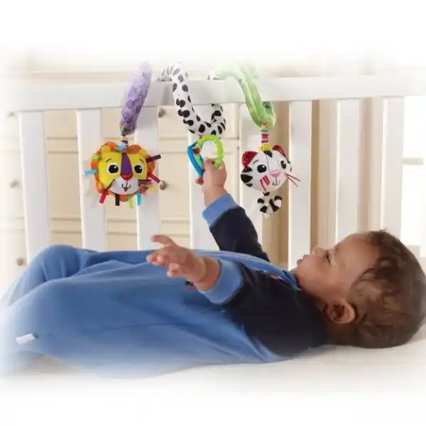 Развивающая мягкая игрушка со звуками «Спираль с активностями»