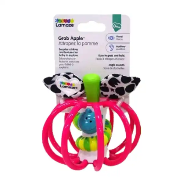 Звенящая игрушка «Захвати розовое яблоко»