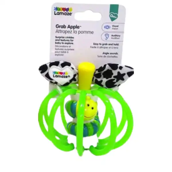 Jucăria zornăitoare „Prinde mărul verde”
