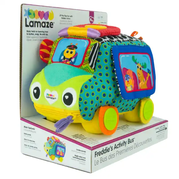Развивающая мягкая игрушка «Автобус Фредди»