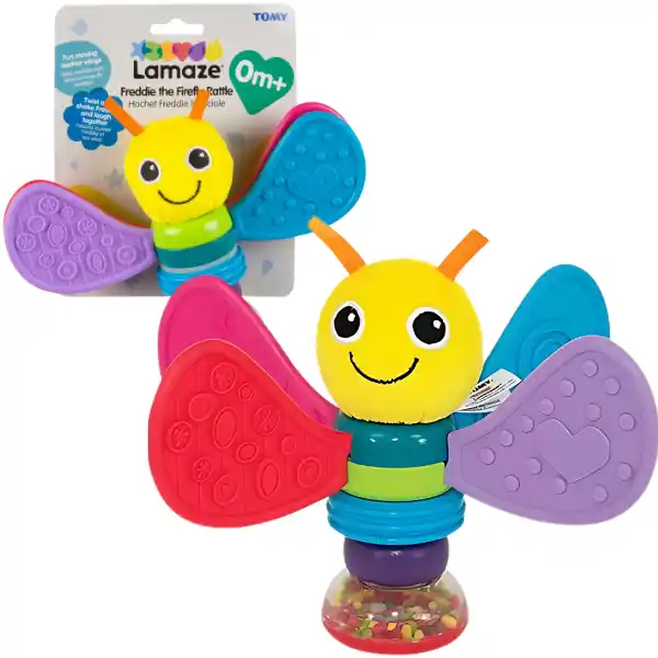 Развивающая мягкая игрушка со звенящими звуками «Светлячок Фредди»