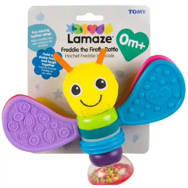 Развивающая мягкая игрушка со звенящими звуками «Светлячок Фредди»