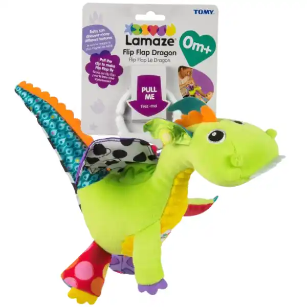 Развивающая мягкая игрушка «Дракон с волшебными крыльями»