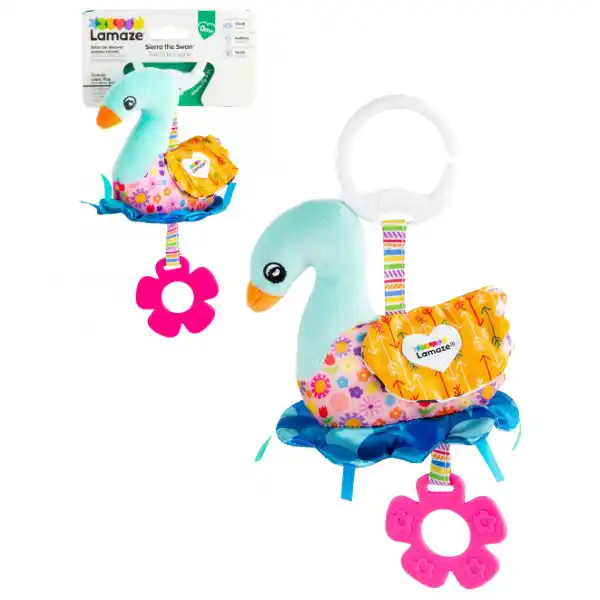 Развивающая мягкая игрушка «Лебедь Сьерра»