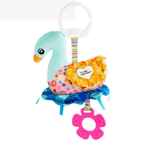 Развивающая мягкая игрушка «Лебедь Сьерра»