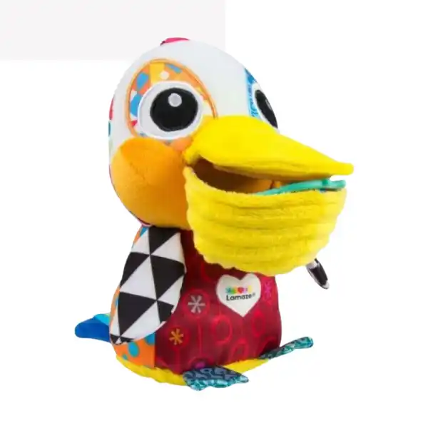 Развивающая мягкая игрушка со звенящими звуками «Пеликан Филип»