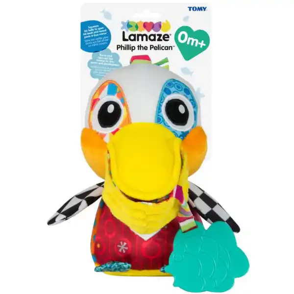 Развивающая мягкая игрушка со звенящими звуками «Пеликан Филип»