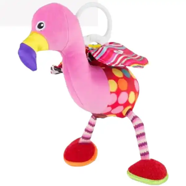 Развивающая мягкая игрушка со звуками «Фламинго Фиона»