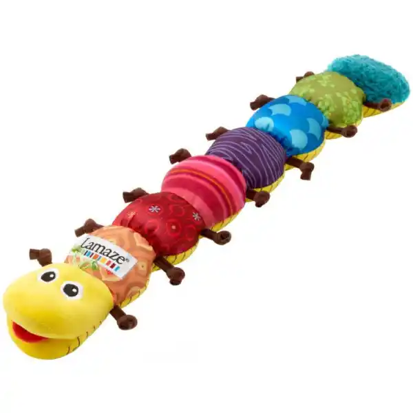 Развивающая музыкальная мягкая игрушка «Гусеница»