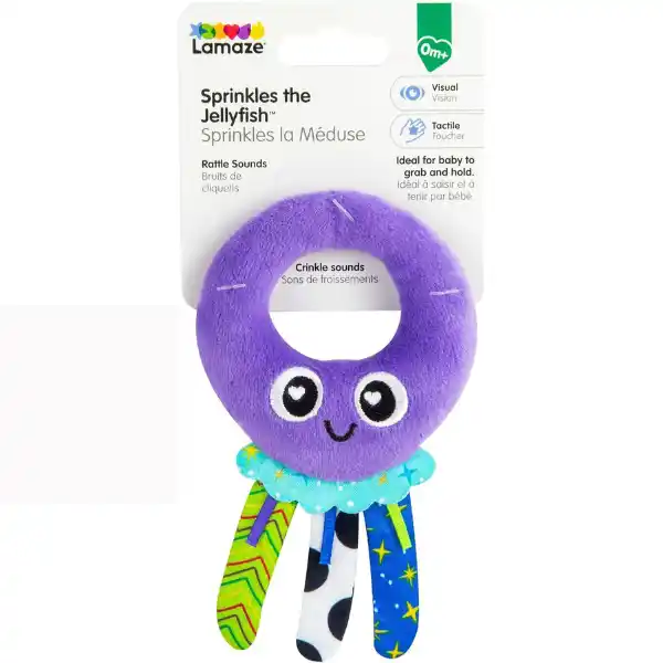 Jucărie moale pentru dezvoltare cu sunete ” Meduza Sprinkles”