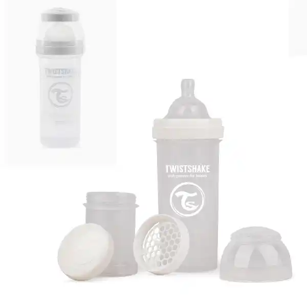 Бутылочка от коликов, белый, 260 мл, 0+ месяцев