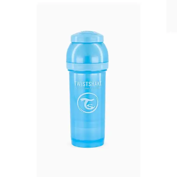 Biberon Anti-Colici, Albastră, 260 ml, 0+ luni