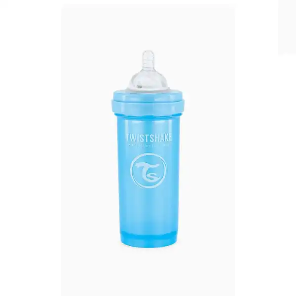 Biberon Anti-Colici, Albastră, 260 ml, 0+ luni